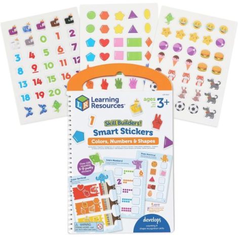 Set activitati educative cu abtibilduri - culori, numere si forme - imagine 6